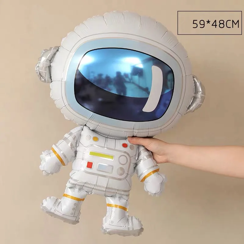 Astronaut Космический астронавт фольгированный шар космический С Днем Рождения вечерние украшения Планета Земля Исследуйте защиту окружающей среды тема луна - Цвет: Astronaut