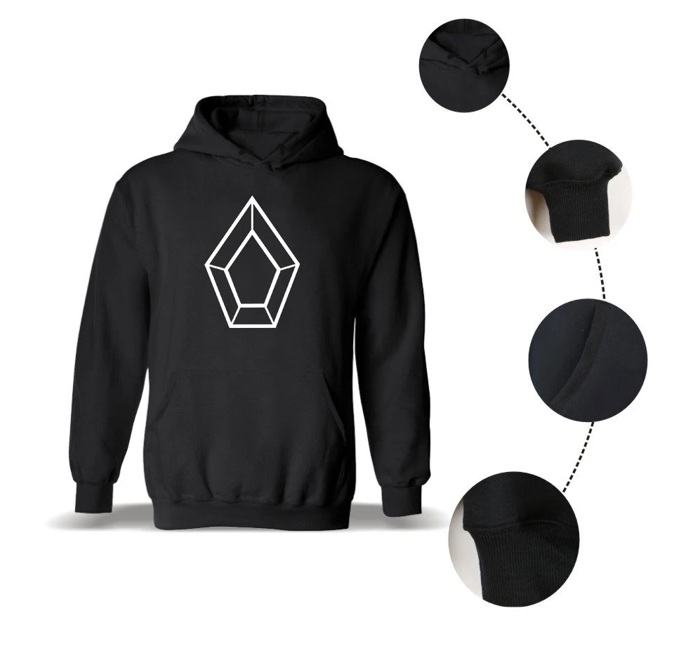 Новинка 2019 одежда Kpop свитшот с капюшоном и принтом пятиконечного альбома 2D принт