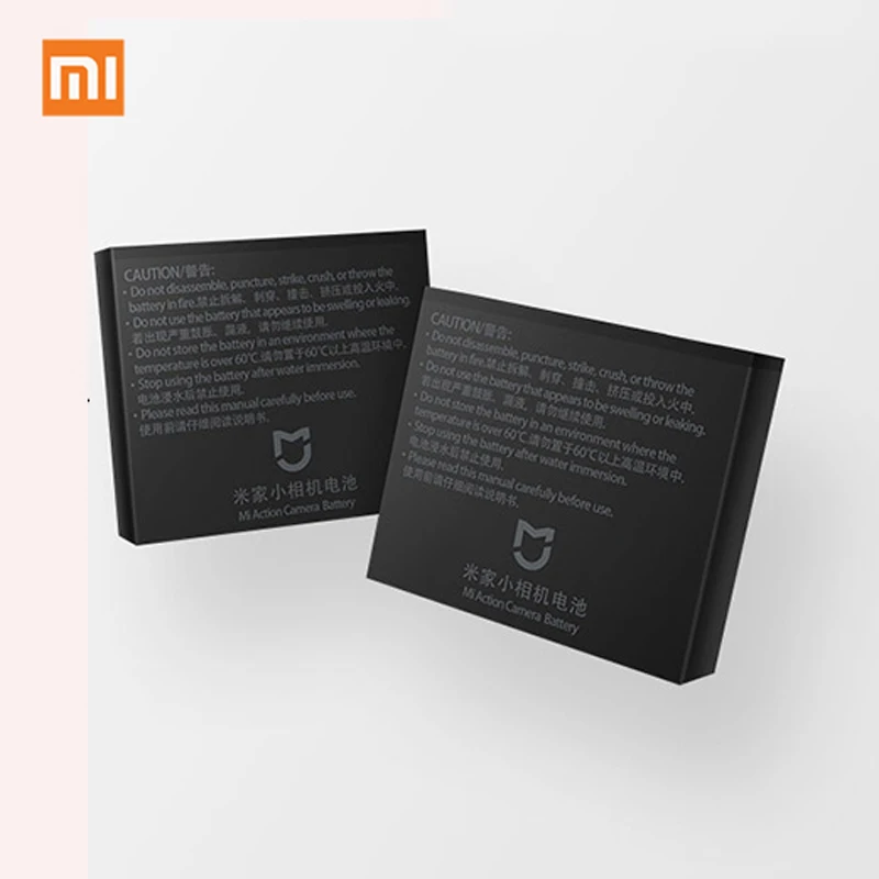 Оригинальный Xiaomi Mijia RLDCD1FM аккумулятор с двойным зарядным устройством для Action 4K mini