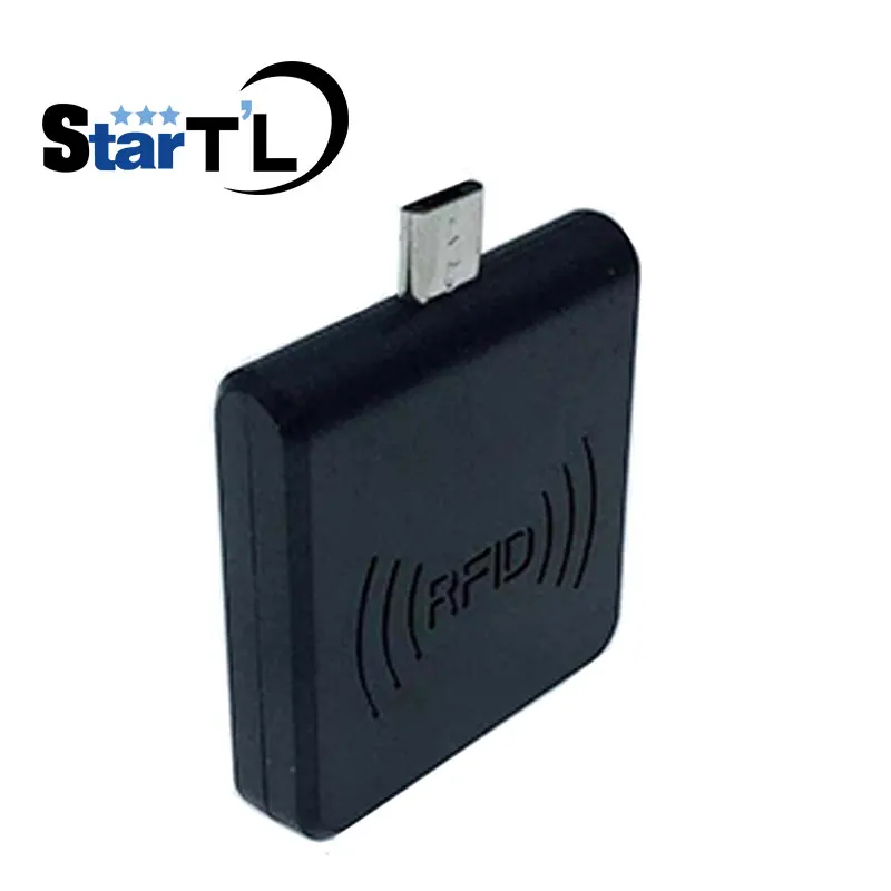 Мини RFID считыватель мобильного телефона EM4100 TK4100 считыватель ID карт для mirco usb интерфейс Поддержка Android системы Android мобильный телефон
