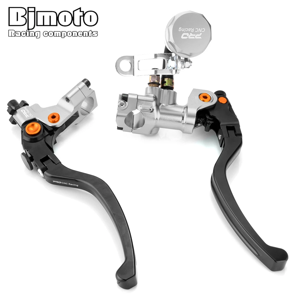 BJMOTO тормозной насос главный цилиндр рычаг мотоцикла Руль гидравлический клатч 22 мм для Honda Yamaha Kawasaki Suzuki