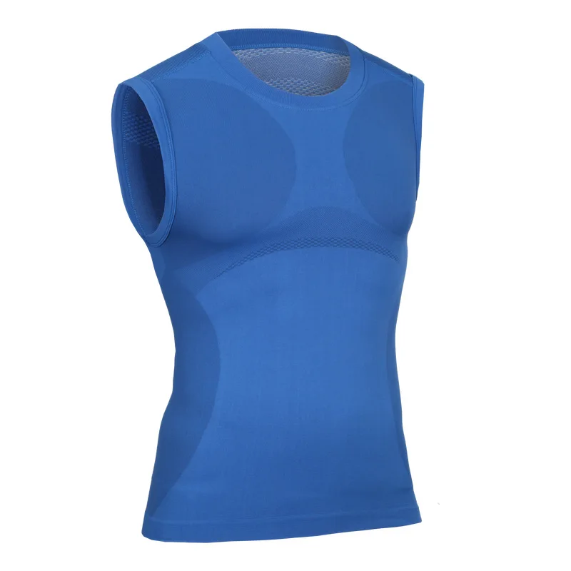 

GANYANR Brand Running Vest Men Sportswear Tank Top Yoga Tee Shirt Fitness Workout Tights Singlet Training Slim Fit Compression