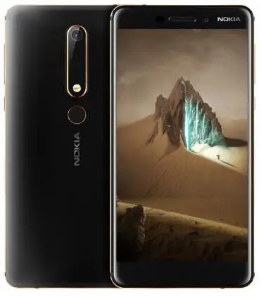 Мобильный телефон Nokia 6 2 го поколения TA 1054 4 Гб + 64 ГБ Android 7 Восьмиядерный процессор