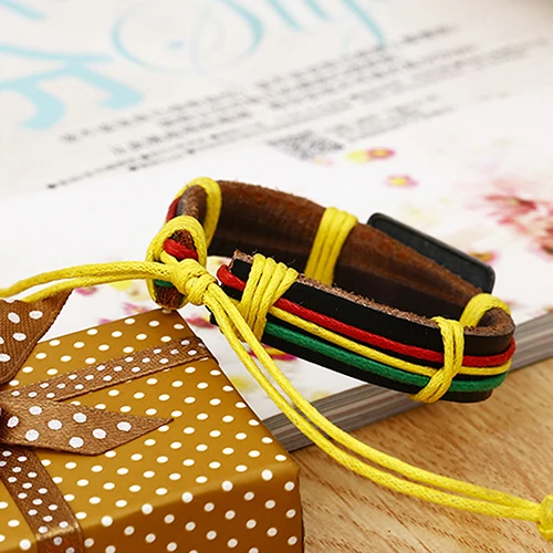 Браслет унисекс &quotI LOVE JESUS&quot из искусственной кожи регулируемый браслет