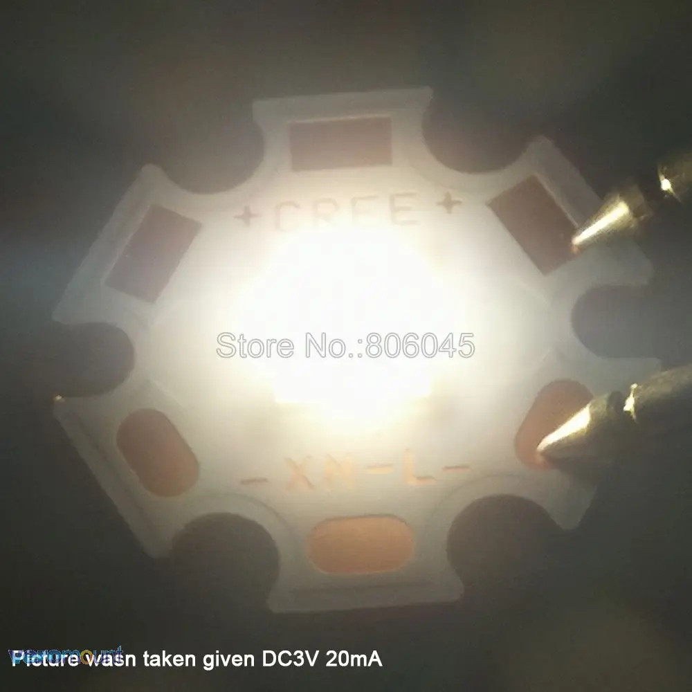 Светодиодный излучатель Cree XM-L T6 10 Вт холодный белый нейтральный теплый 16 мм или 20