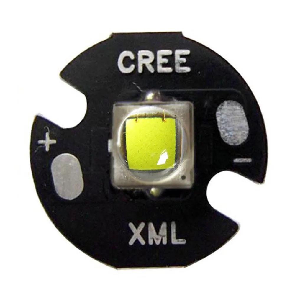 Оригинальный светодиодный фонарик CREE 10 Вт XML L2/XML T6 t6 белый 6500 K с 16 мм базой | Лампы