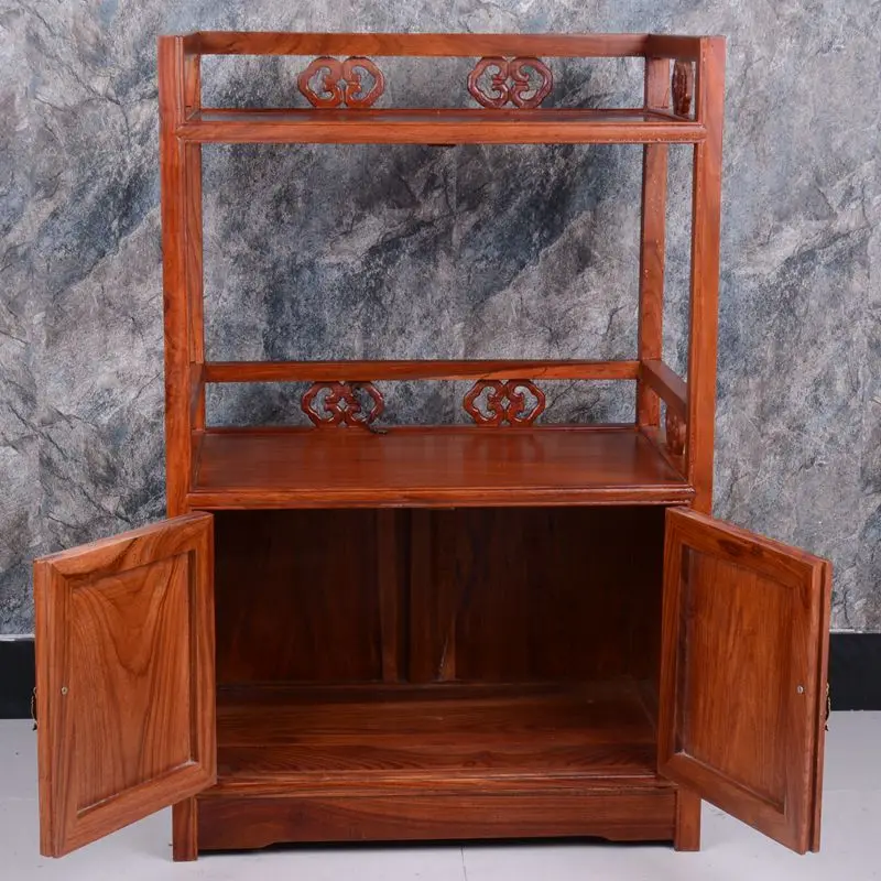 Чайный шкаф из красного дерева для микроволновой печи обеденная стойка розового