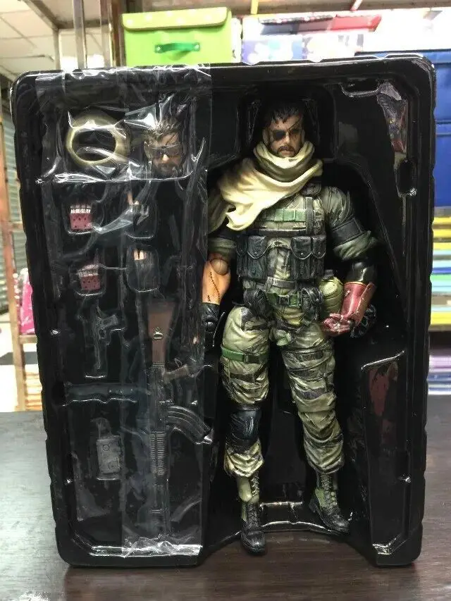 Play Arts Kai металлическая Шестерня змея ПВХ фигурки Коллекционная модель игрушки 26