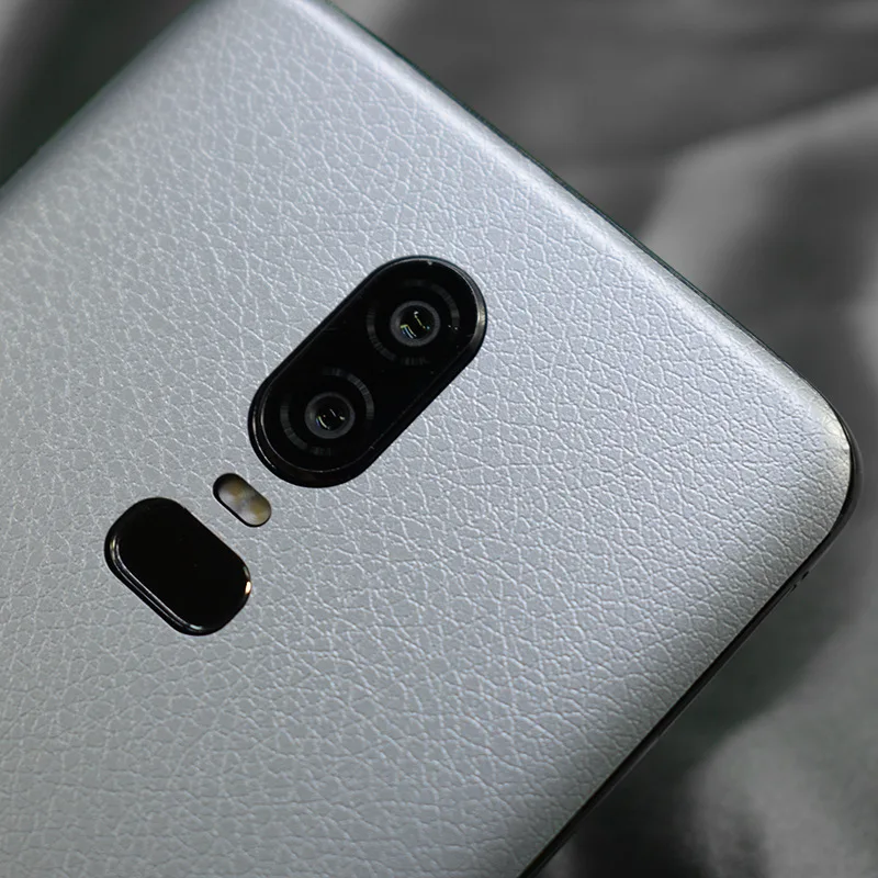 Кожаная зернистая декоративная задняя пленка для ONEPLUS 6T One Plus Мобильная защитная
