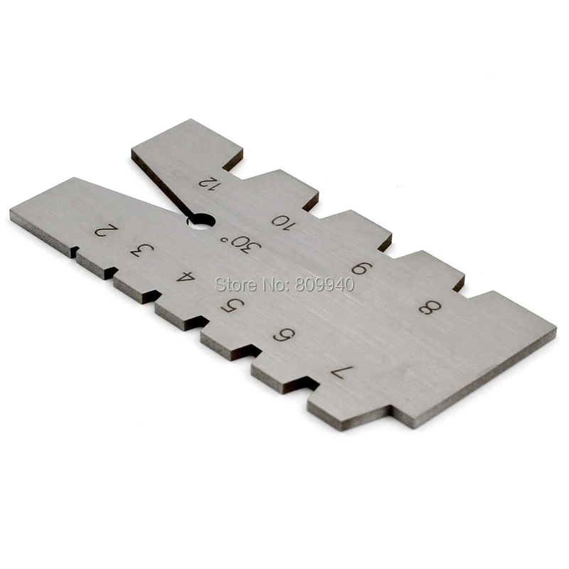 Измеритель резьбы с резьбой на 30 градусов|gauge millimeters|tool checkgauge wheel |