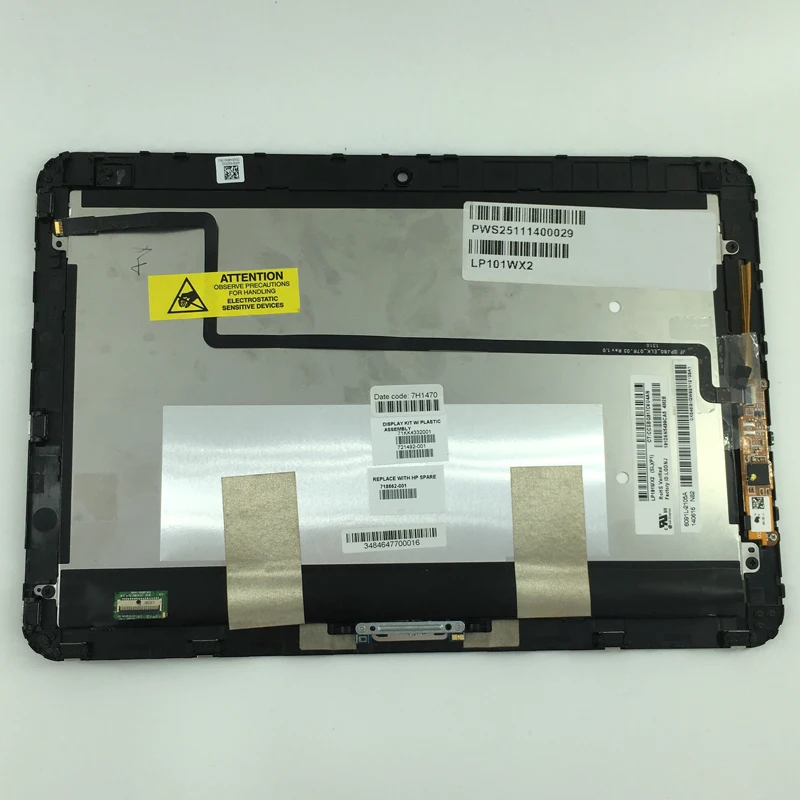Высокое качество LP101WX2 SLP1 ЖК дисплей + кодирующий преобразователь сенсорного