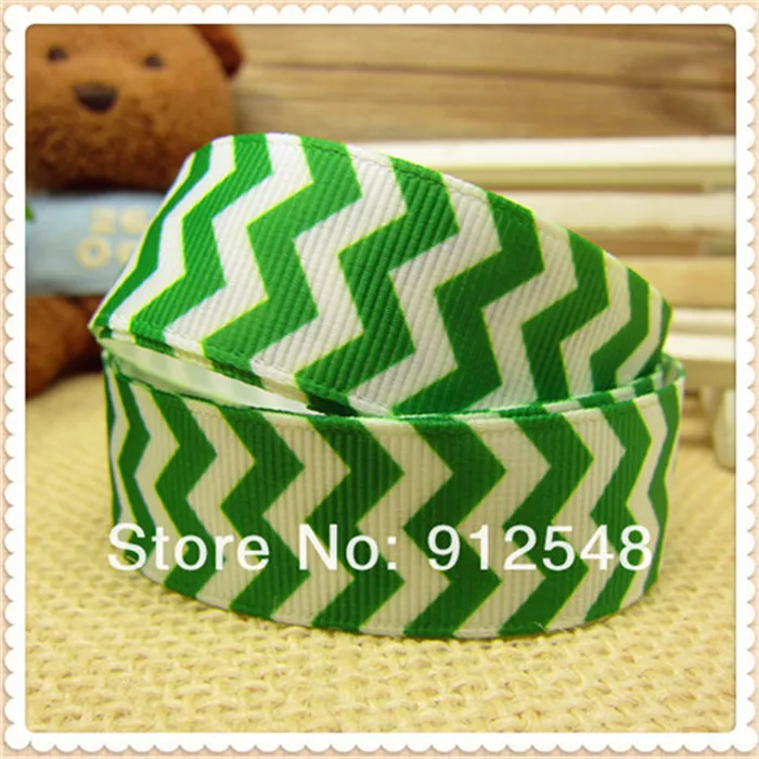 YJHSMY 7/8 ''22 мм 15 цветов микс 5 ярдов/лот шеврон напечатанный grosgrain ripple лента для волос «сделай сам» вечерние украшения оптом, MDBW16 - Цвет: 4