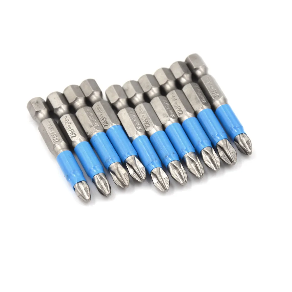 1PC 1/4&quot Hex Magnetic Alloy S2 Single Head Screwdriver Bits Anti Slip Power Tools Length 5cm | Инструменты