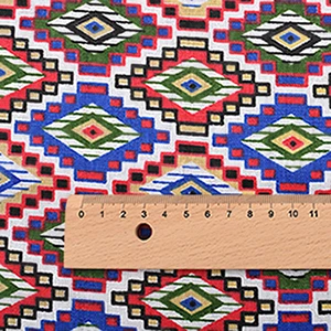 B 1 piece 50x150 Chainho хлопковая льняная ткань с принтом для лоскутного шитья/шитья своими руками/скатерти для дивана/Чехлы для мебели/материал для подушек - Цвет: B 1 piece 50x150