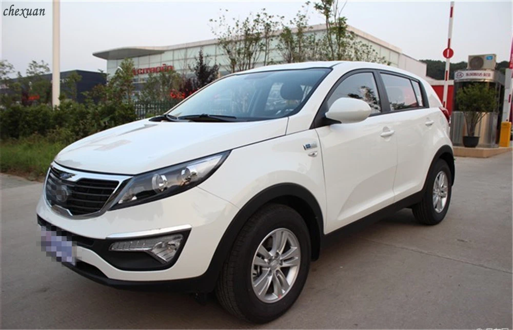 CSCSNL 2 шт. для kia Sportage 2010- 12 В светодиодный DRL дневные ходовые огни ABS противотуманная фара крышка с поворотом желтые сигнальные огни