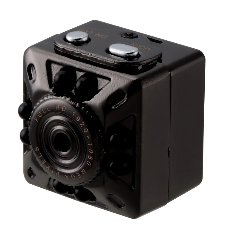 Black SQ10 невидимая мини камера рекордер HD 1080P Цифровая микро видеокамера с инфракрасным ночным видением датчик безопасности маленькая камера - Цвет: Black