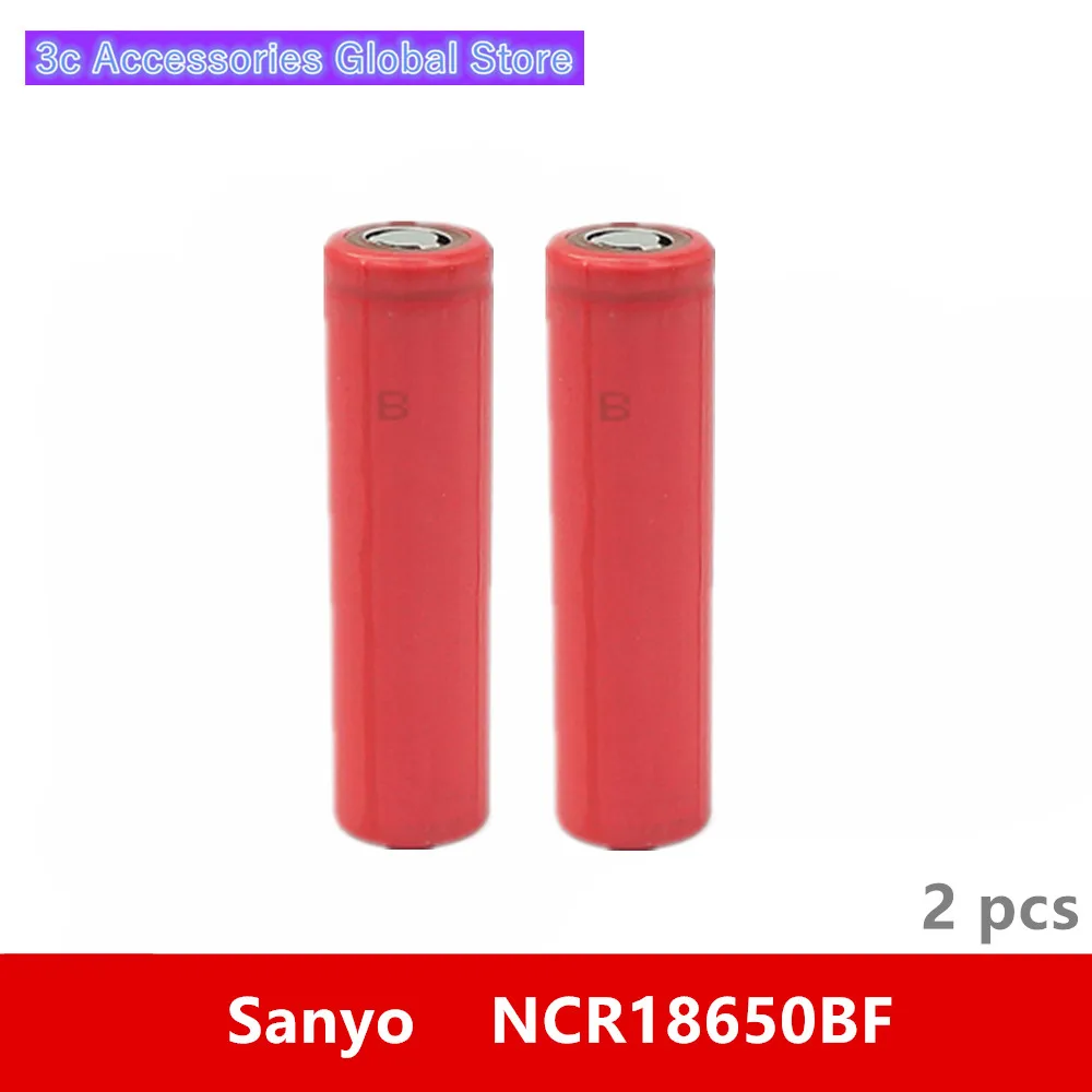 2 шт. 3 7 V 18650 3400mah Оригинал для Sanyo NCR18650BF 6 батарея бренд игрушечного фонарика и т.
