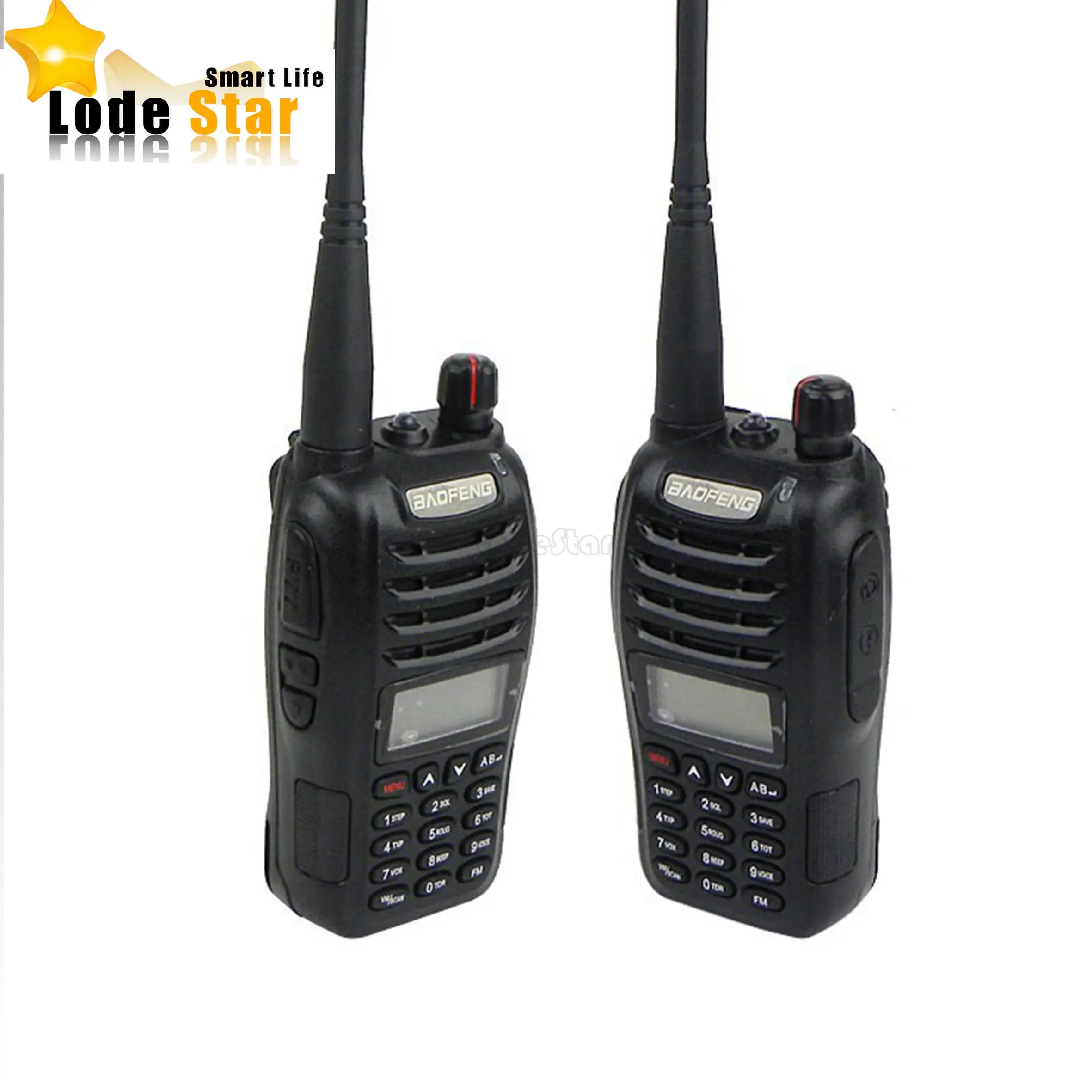 2 шт./лот Baofeng UV B6 Walkie Talkie Interphone Двухдиапазонная двухсторонняя радиосвязь VHF/UHF 136