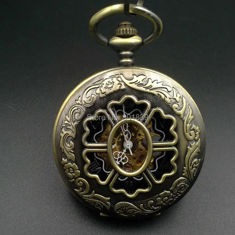 Чехол с отверстиями черный циферблат Romen Number Hand Wind механический мужской