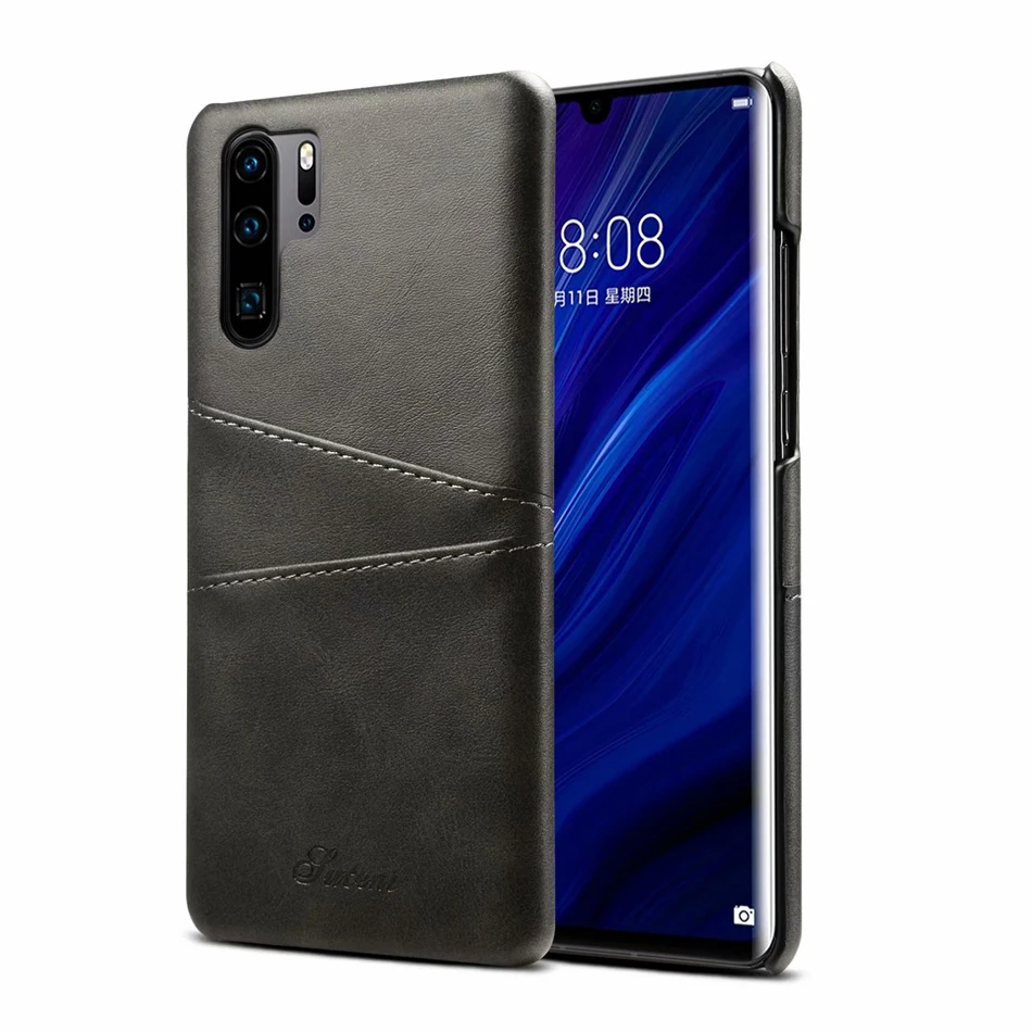ITEUU P30 P30PRO ретро кожаный чехол для huawei P30 P30 PRO чехол s слот для карт Высокое качество Роскошный задний противоударный чехол