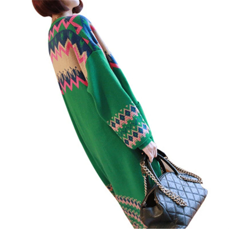 Мода 2020 вязаный кардиган для женщин осень и зима новый толстый свитер пальто