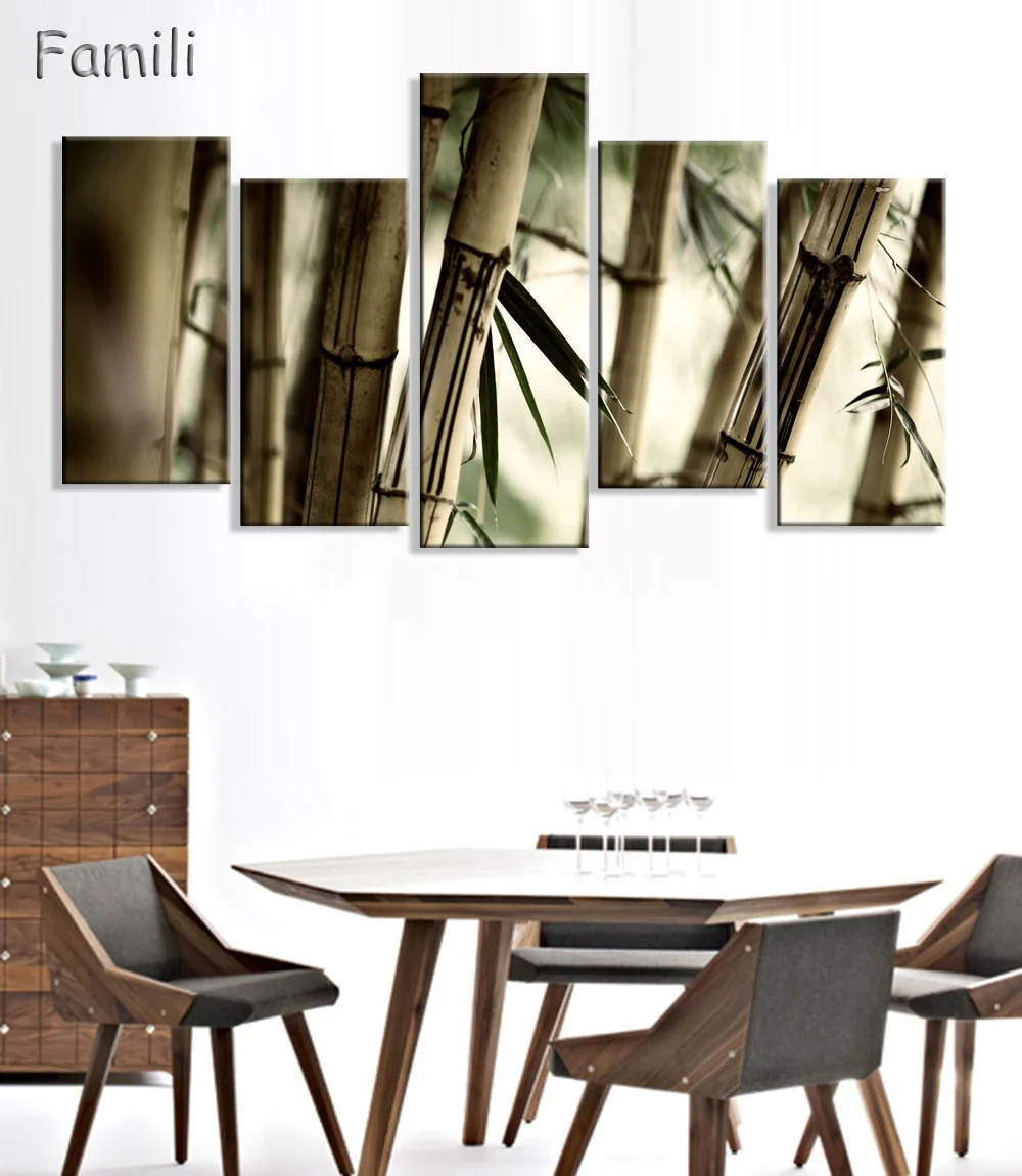5 панельных фотографий в китайском стиле|the paintings|canvas paintingcanvas picture |