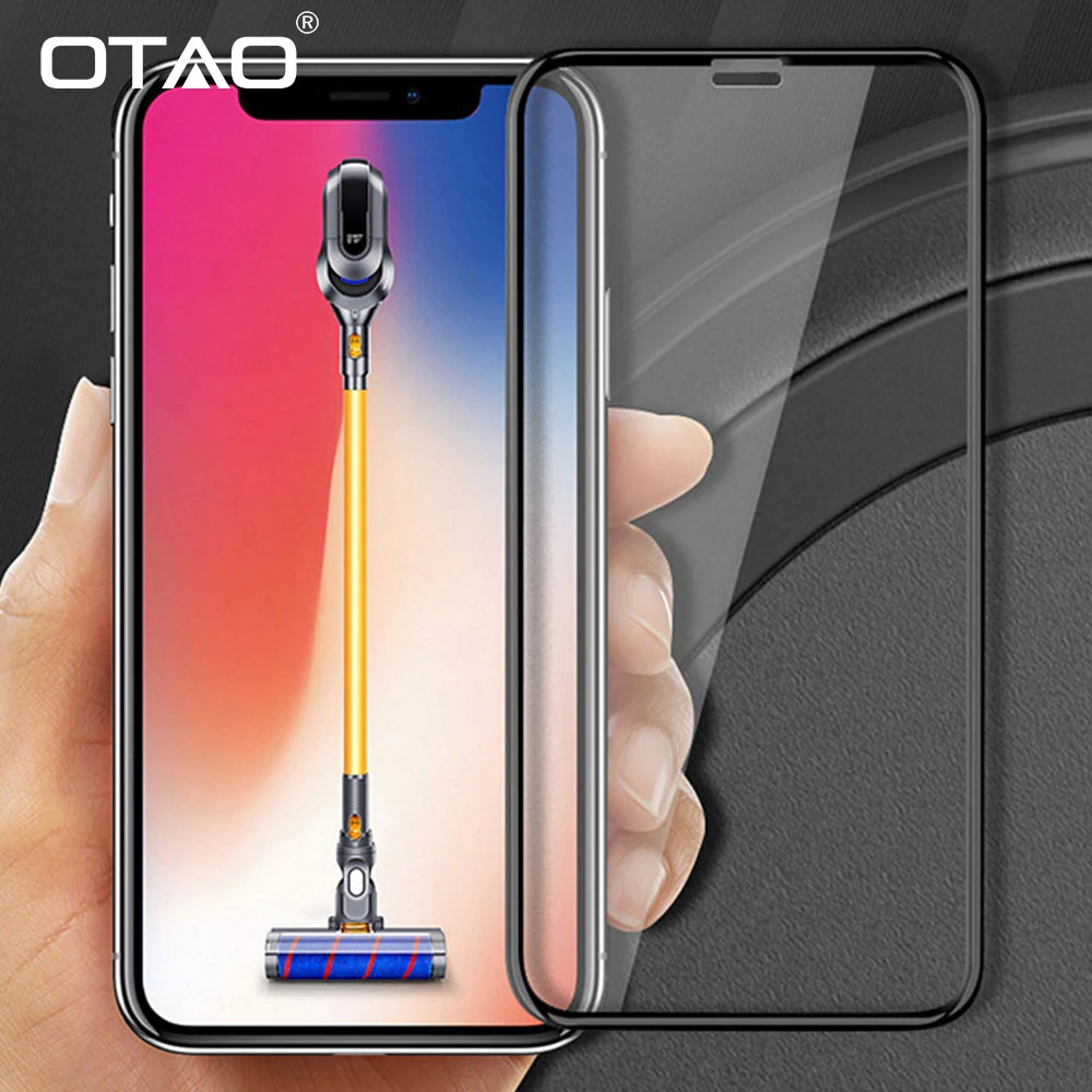 Защитное стекло OTAO 9H закаленное шелковое для Xiaomi Mi 6 6X 8 SE Lite Redmi Note 4 4X 6A 5 Plus Mix 2S