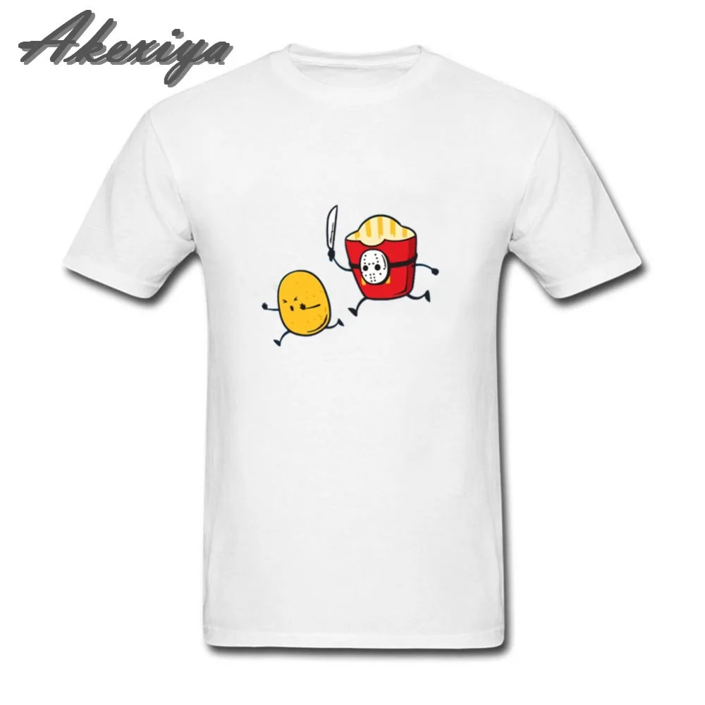 Забавные футболки мужская футболка с серийным убийцей фаст фуда картошки фри