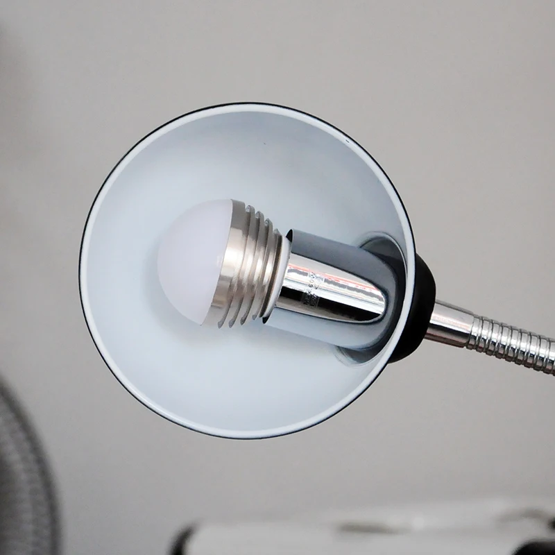 Светодиодная настольная лампа с зажимом Гибкая 13 светодиодов для чтения книг