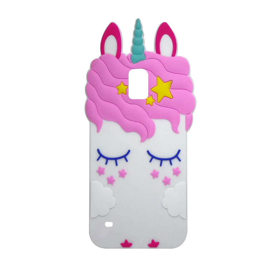 Чехол для телефона s для samsung Galaxy S5 i9600 3D мультяшная лошадь милый многоцветный Единорог Мягкий силиконовый чехол для samsung S5 Чехол