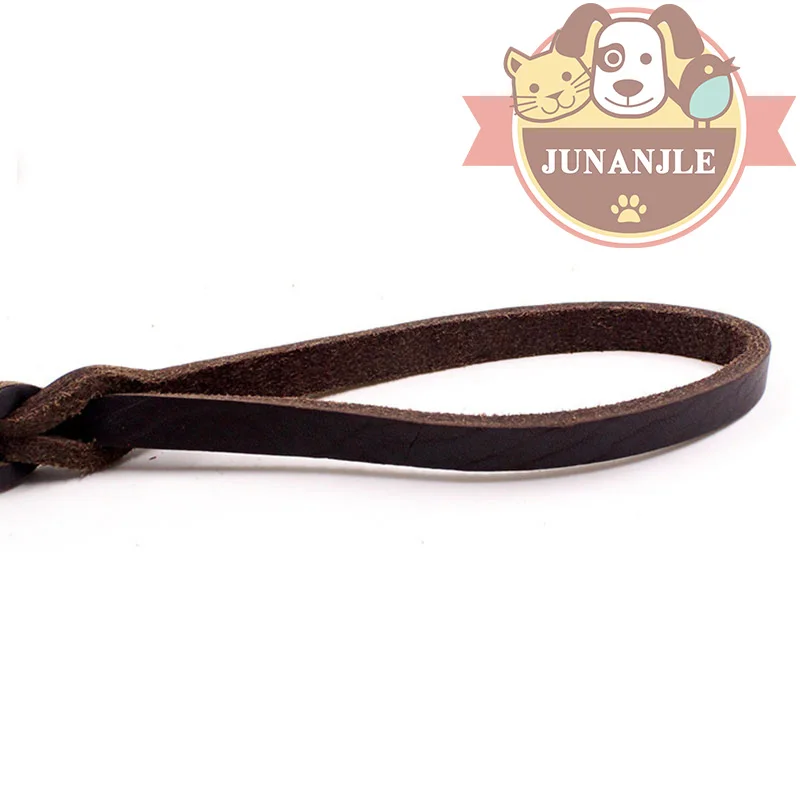 1 шт. воловья кожа поводок товары для животных большой прочный собаки бульдога