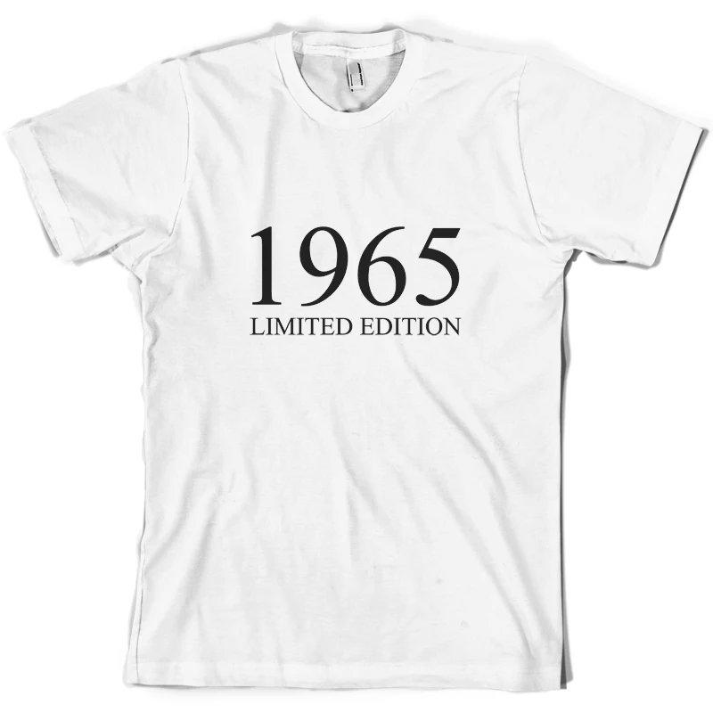 1965 Ограниченная серия Мужская 50 й подарок на день рождения/подарок футболка 10