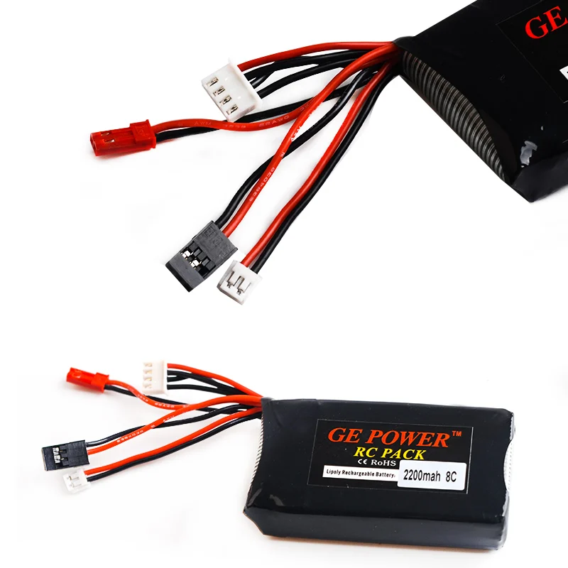 Model Launcher GE 11.1V 2200MAH 8C 3PK Control for GT6 GT3B Remote Controller | Игрушки и хобби