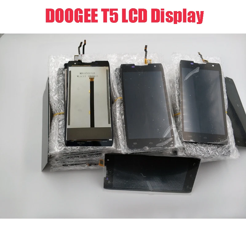 DOOGEE T5 T5 Lite ЖК-дисплей+ кодирующий преобразователь сенсорного экрана в сборе панель цифровые инструменты для замены 5," T5S 1280x720P