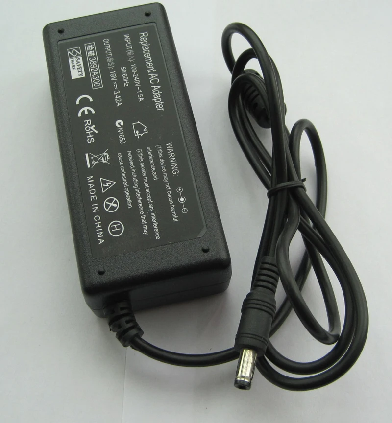 19V 3.42A 65W AC адаптер Зарядное устройство для TOSHIBA DynaBook N510 N300 LENOVO G530M G555|charger car|charger