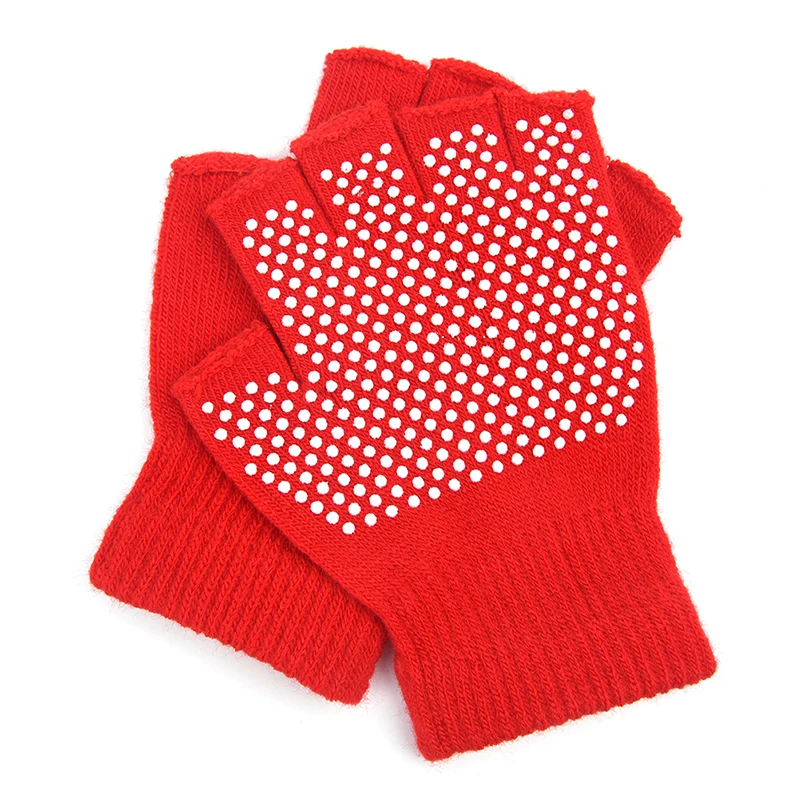 1 пара хлопковые Дышащие Перчатки для фитнеса йоги нескользящие перчатки занятий