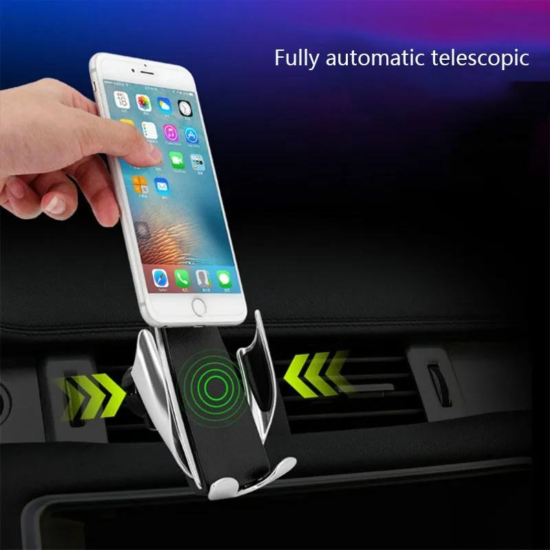 S5 10W/7.5W/5W wireless charger &amp car phone holder Fully automatic induction for your mobile stand | Электроника