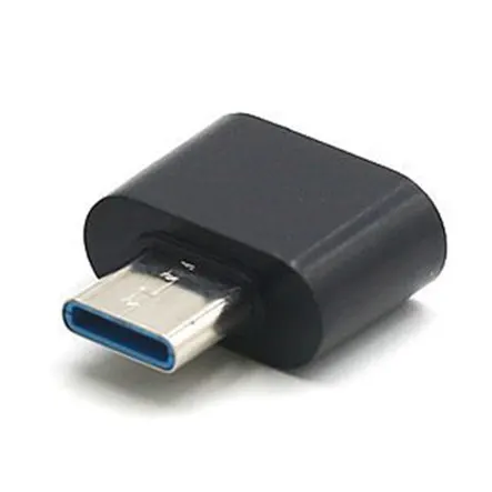 type black Мини OTG USB кабель OTG адаптер Micro USB к USB конвертер для планшетных ПК Android note book type c зарядка игры - Color Name: type black