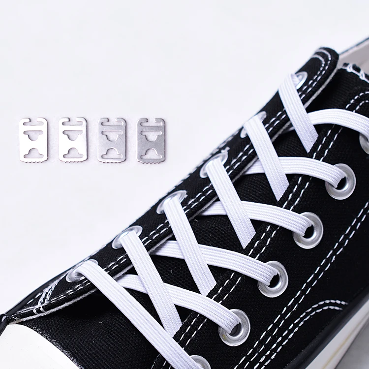 White Новые эластичные радужные шнурки без шнурков, шнурки для кроссовок, шнурки для детей и взрослых, быстро тянущиеся шнурки на плоской подошве - Цвет: White