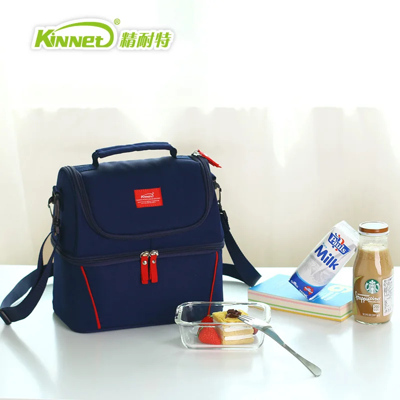 KINNET специальная новая портативная двухпалубная коробка для еды Упаковочная