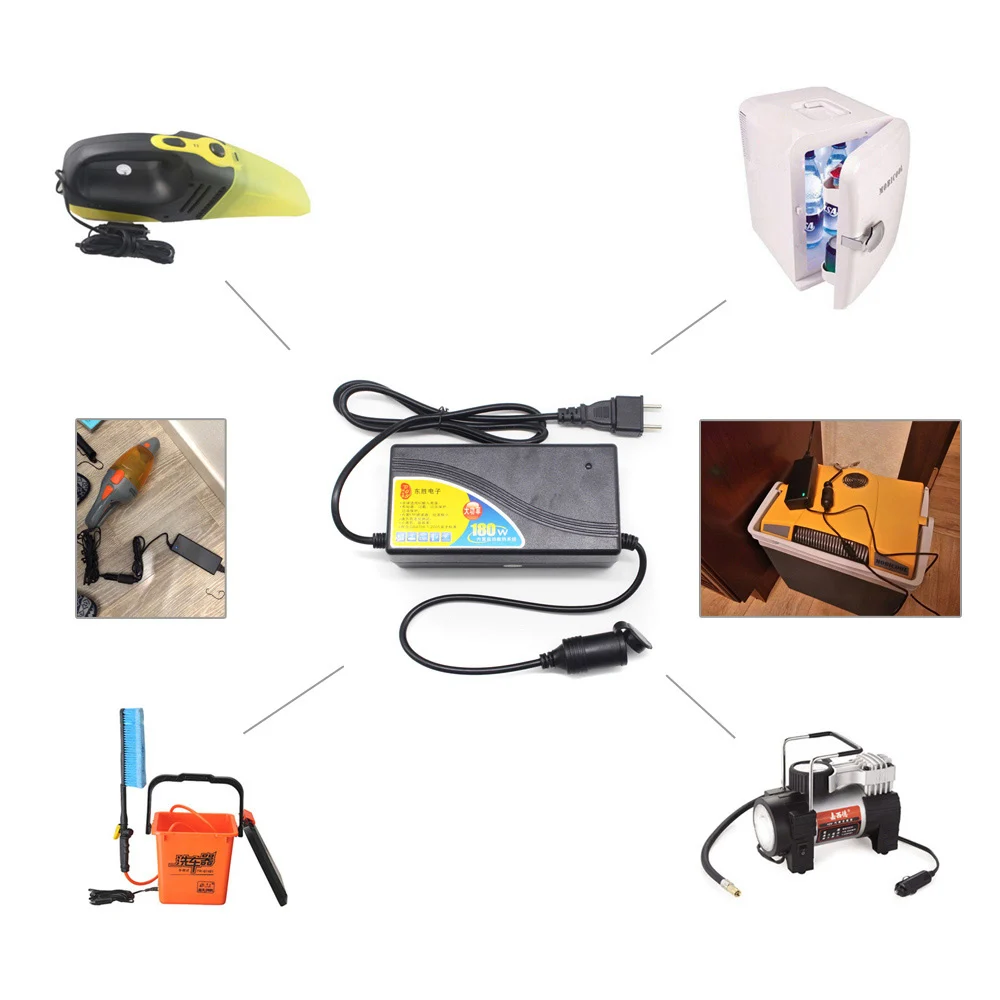 

220V to 12V Car Cigarette Lighter AC DC 12V 150W 180W 250W LED Driver 12 Volt 110V Converter Power Supply Lighting Transformer