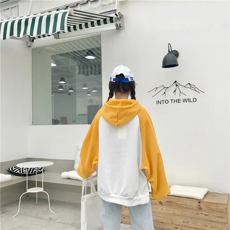 Толстовка Женская с капюшоном и рукавом Бишоп 2018|women hoodies|women hoodies sweatshirtswinter women |