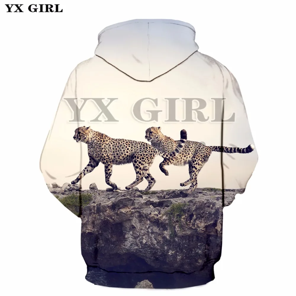 YX Girl beauty, натуральный Леопардовый принт, 3d принт, гепард, худи для мужчин и женщин, модная толстовка, спортивная одежда, худи, одежда
