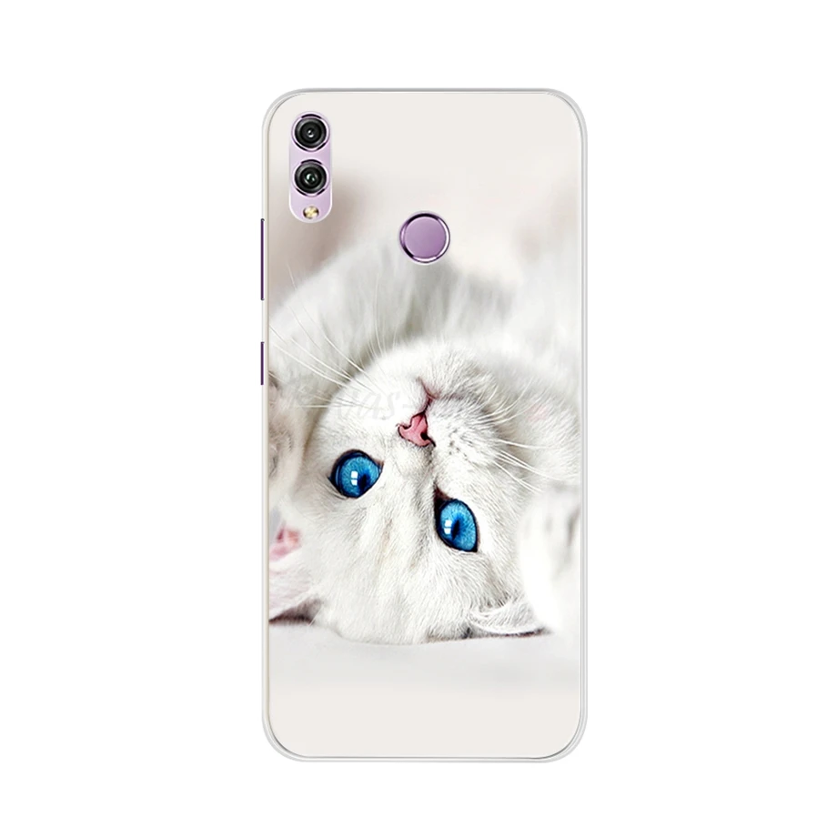 Оранжевый Чехол для huawei Honor 8X6,5 '', силиконовый чехол на заднюю панель, TPU чехол для телефона s, чехол для huawei Honor 8X, чехол для Honor 8 X Honor8X X8 Max - Цвет: Оранжевый