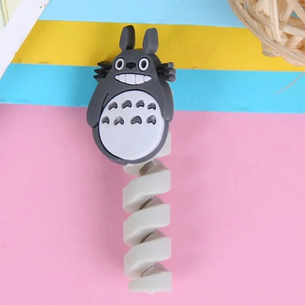 Cable Protector Мультфильм Гибкая спиральная трубка устройство для сматывания кабеля протектор провода шнур Организатор протектор для Apple Watch iPhone зарядный кабель - Цвет: Cable Protector