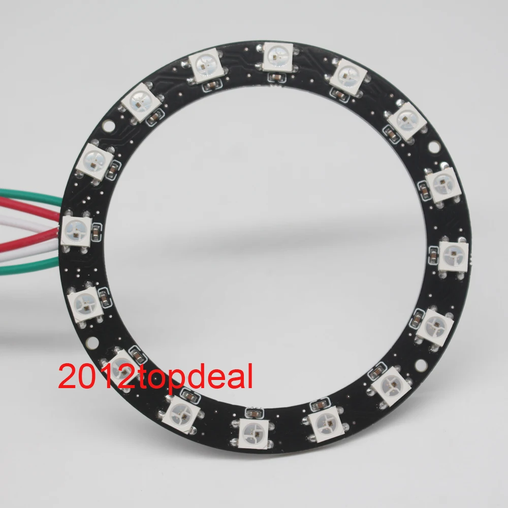 WS2812 5050 RGB LED 1 8 12 16 24 32-битная кольцевая лампа со встроенным драйвером | Лампы и
