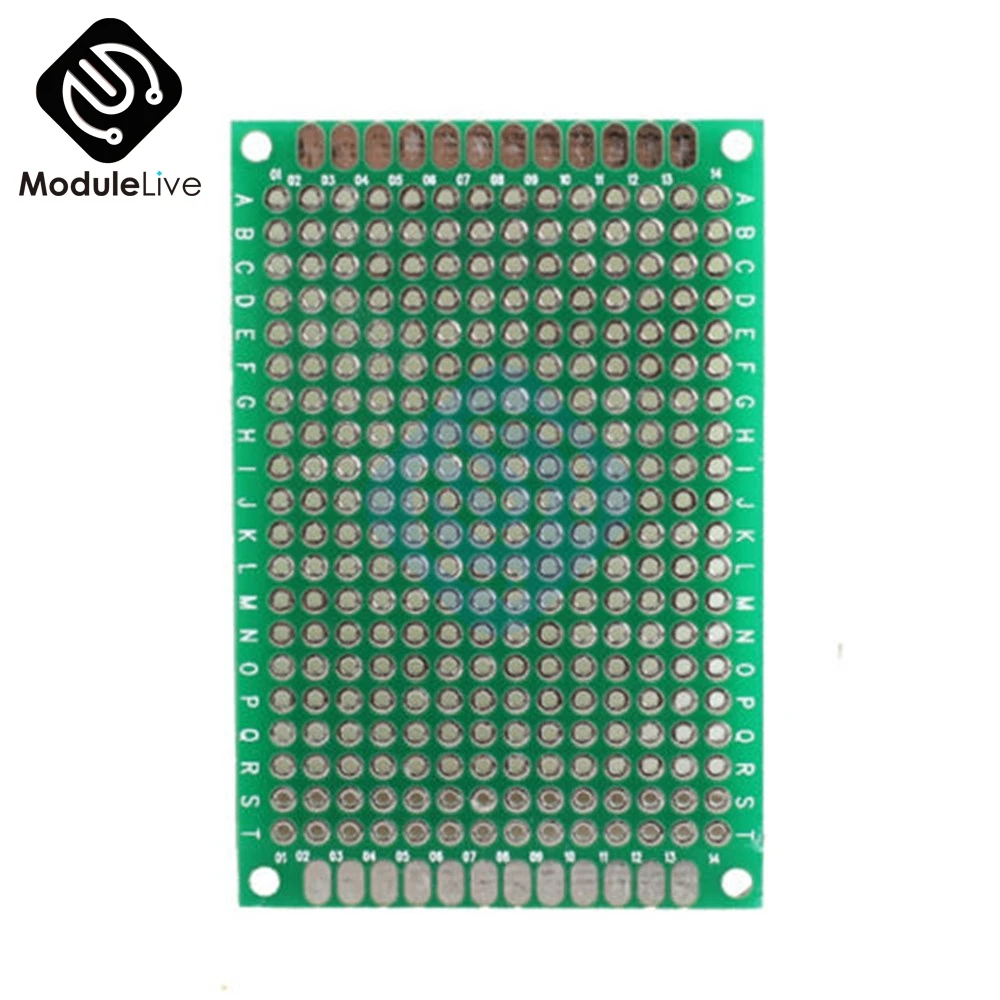 

4x6 см 4x6 см двухсторонний прототип печатной платы универсальная печатная плата