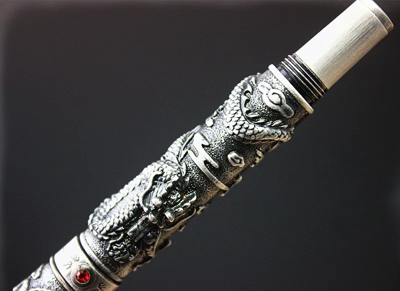 Jinhao Восточный Дракон авторучка роскошные подарочные ручки 0,7 мм Металлические чернильные ручки офисные принадлежности