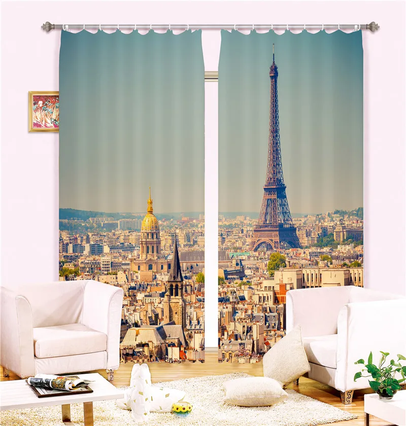 Роскошные 3D занавески драпировки для гостиной офиса гостиницы дома настенный