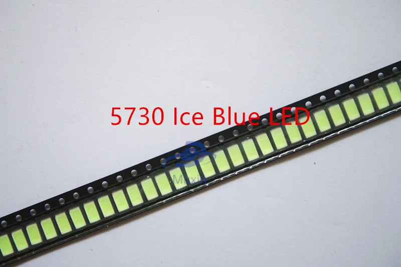 Светодиодные лампы высокой яркости 5730 SMD 100 шт./лот 0 5 Вт ледяной синий